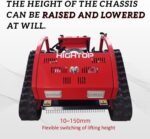 Robot Lawn Mower,Power Four sroke Hybrid Gas-Electric Robotic Lawnmower with Remote Control - Image 3