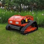 Robot Lawn Mower,Power Four sroke Hybrid Gas-Electric Robotic Lawnmower with Remote Control