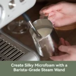 Commercial Grade Dual Boiler Espresso Machine, Integrated Coffee Grinder - Image 3