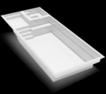 Luxury Fiberglass Pool |Fluid Float 14 x 31 x 4'10H