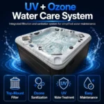 6 Person Luxury Hot Tub with Lounger | Sunrans 6L54-3 Spa - Image 6