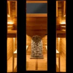 Scandinavian Boreal 6-Person Outdoor Cabin Sauna – ThermoWood, Glass Front - Image 5