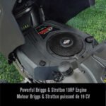 Yardforce 42-in 452cc Double Blade Gas Lawn Tractor - Image 6