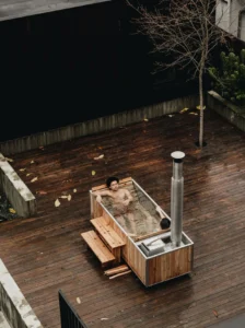 Wood Burning Hot Tub | Cedar + Aluminum - Crafted in Canada Natural Cedar / Tub Only - Image 10