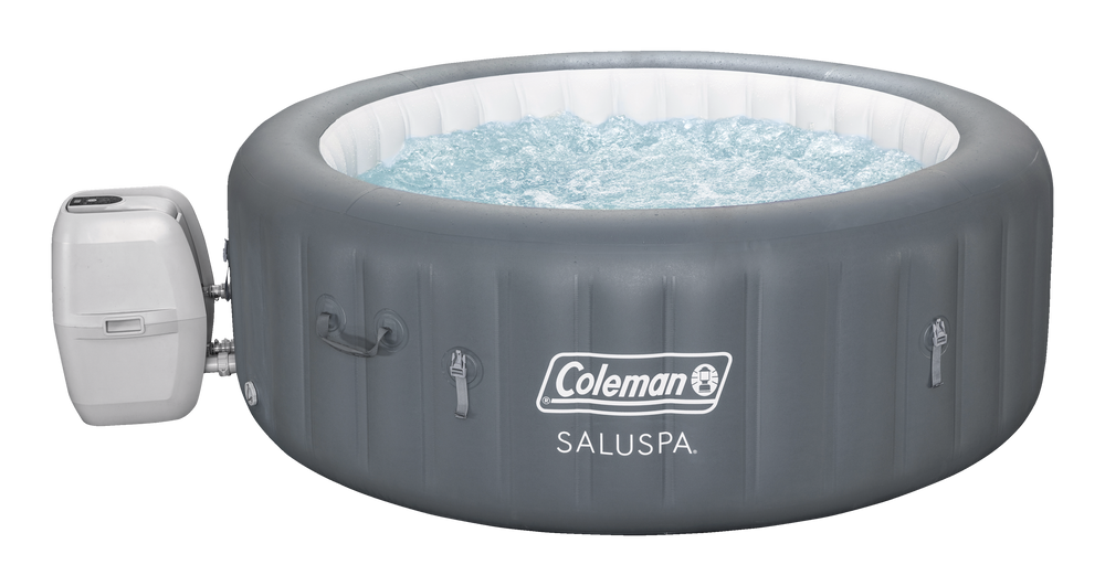 coleman-palm-spring-inflatable-spa-77-x28--4bea1798-2213-4d62-a402-db389682c1a8 Coleman SaluSpa Round Inflatable Spa with 140 Jets, 77 x 28-in, 4-6 Adults - Image 1