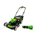 Greenworks 80V 21" Brushless Cordless Push Lawn Mower,2.0 Ah Batteries And Charger Included