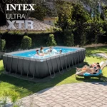 Intex 26363EH Ultra XTR Deluxe Rectangular Above Ground Swimming Pool Set - Image 6