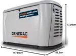 Generac Air Cooled Standby Generator 28kW 997cc Engine 7282 - Image 4