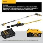 DeWalt dcko86m1 20V MAX Cordless Pole Saw and Pole Hedge Trimmer Combo Kit - Image 7