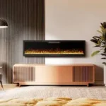 Napoleon Lumi 58-inch Surface Wall Electric Fireplace - Image 3