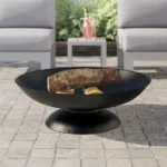 Howland Round Cast Iron Wood Burning Fire Pit - 10" H x 31" W x 31" D - Image 4