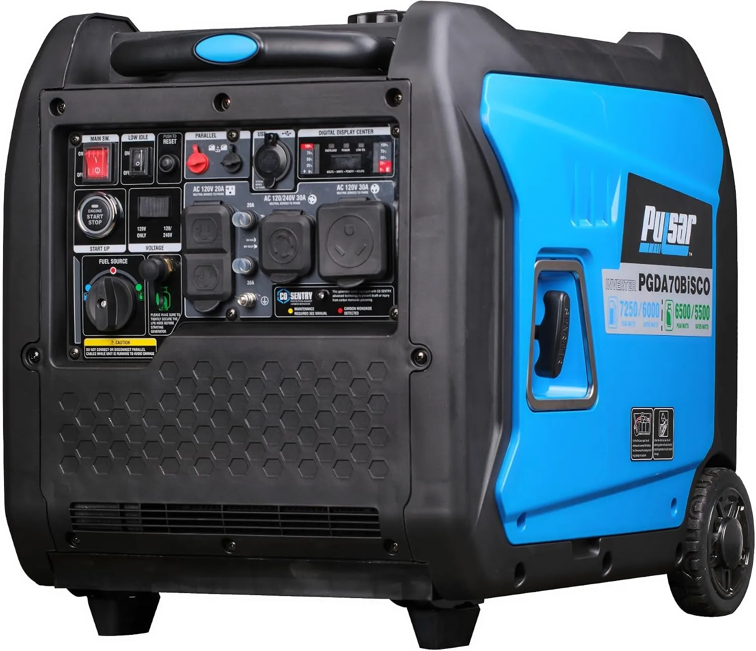 download (11) Pulsar 7,250-Watt Super Quiet Dual Fuel Inverter Generator - Image 1