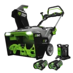 EGO EGO-SNT2122 POWER+ 56V 21in Single-Stage Snow Blower with Steel Auger 2x 4.0Ah Kit