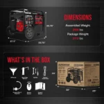 DuroStar DS13000MX 13,000W/10,500W Dual Fuel Portable Generator - Image 8