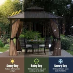 Costway Hardtop Gazebo - Image 7