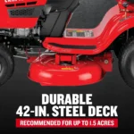 Craftsman T110 42" Lawn Tractor 547cc - Image 13