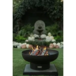 Harrogate Steel Wood Burning Fire Pit - 15" H x 36" W x 36" D - Image 5