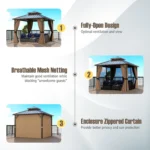 Costway Hardtop Gazebo - Image 5