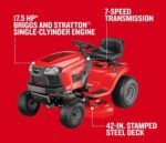 Craftsman T110 42" Lawn Tractor 547cc - Image 5