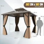 Costway Hardtop Gazebo - Image 4