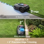 Mova Lidax Ultra 1000 Robotic Lawn Mower,dual Mapping,0.25acre, Visional Navigation,edge Cutting, Adjustable Cutting Height, Smart Obstacle Avoidance - Image 7
