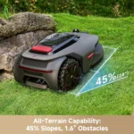 Mova Lidax Ultra 1000 Robotic Lawn Mower,dual Mapping,0.25acre, Visional Navigation,edge Cutting, Adjustable Cutting Height, Smart Obstacle Avoidance - Image 2
