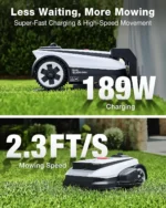 ECOVACS Goat A3000 LiDAR PRO Robotic Lawn Mower for Up to 3/4 Acre - Image 4