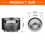 Kruize 25" DIA Outdoor Smokeless Fire Pit - Image 4