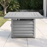 Baecher Aluminum Propane Outdoor Fire Pit Table - Image 2