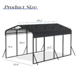 12 X 25 Ft Heavy Duty Carport - Image 7