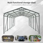 12x32 Metal Heavy Duty Carport Outdoor Canopy  - Image 6