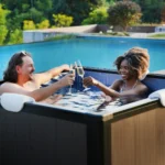 RELXTIME Relxtime Premium Ultra-sturdy Aluminum Alloy Portable Spa | 4-6 Person Capacity Hot Tub | 104°f Heating System & Built-in Filtration - Image 3