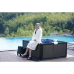 RELXTIME Relxtime Premium Ultra-sturdy Aluminum Alloy Portable Spa | 4-6 Person Capacity Hot Tub | 104°f Heating System & Built-in Filtration - Image 11
