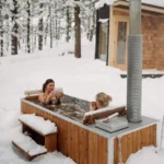 Wood Burning Hot Tub | Cedar + Aluminum - Crafted in Canada Natural Cedar / Tub Only