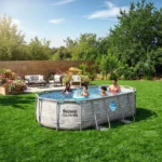 Bestway Power Steel Swim Vista Above Ground Outdoor Swimming Pool - Image 2