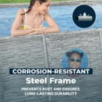 Bestway Power Steel Swim Vista Above Ground Outdoor Swimming Pool - Image 6