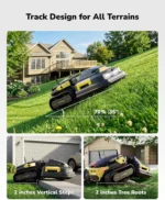 YARBO Robot Lawn Mower for Large Yards up to 6 Acres Dual 150W Motors - Image 9