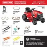 Craftsman T110 42" Lawn Tractor 547cc - Image 9