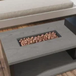 Outdoor 50,000 BTU Propane Gas Fire Pit Table - Image 3