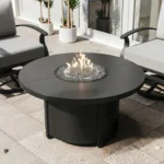 Dobbs 48" Round Fire Pit Table 40,000 BTU Carbon Steel Construction