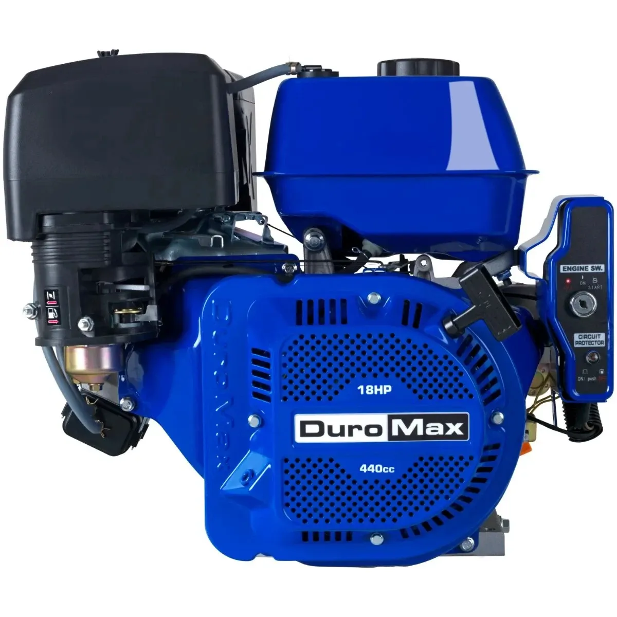 download (30) DuroMax XP18HPE 439cc 3600 RPM 1" Electric Start Horizontal Gas Powered Engine - Image 1
