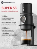 STARSEEKER Super58 Portable Electric Espresso Machine Travel Coffee Maker For Camping - Image 4