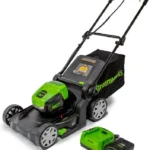 Greenworks 80V 17" Brushless Lawn Push Mower, 2.0Ah Battery and Charger Included
