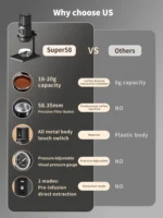 STARSEEKER Super58 Portable Electric Espresso Machine Travel Coffee Maker For Camping - Image 6