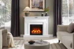 StyleWell 38-inch Electric Fireplace in White - Image 5