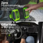 Greenworks 60v Stealth Series All-Terrain 2-Seat Electric Youth Go-Kart, 8ah Batteries And Dual Port Charger - Image 4