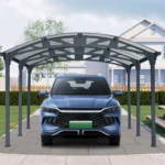 12x16x8 Metal Outdoor Arch Carport For Driveway Car, Truck - Image 2