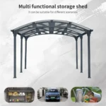 12x16x8 Metal Outdoor Arch Carport For Driveway Car, Truck - Image 4