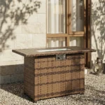 Terkel Rectangle Outdoor Fire Pit Table - Image 3
