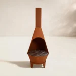 Barrow Steel Wood Burning Chiminea - 58" H x 21.5" W x 21.5" D - Image 5